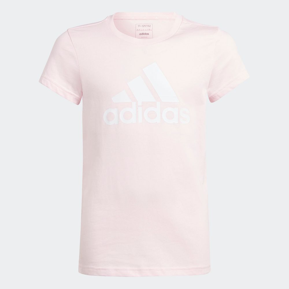 Foto 4 pulgar | Playera Adidas Essentials Rosa para Niña