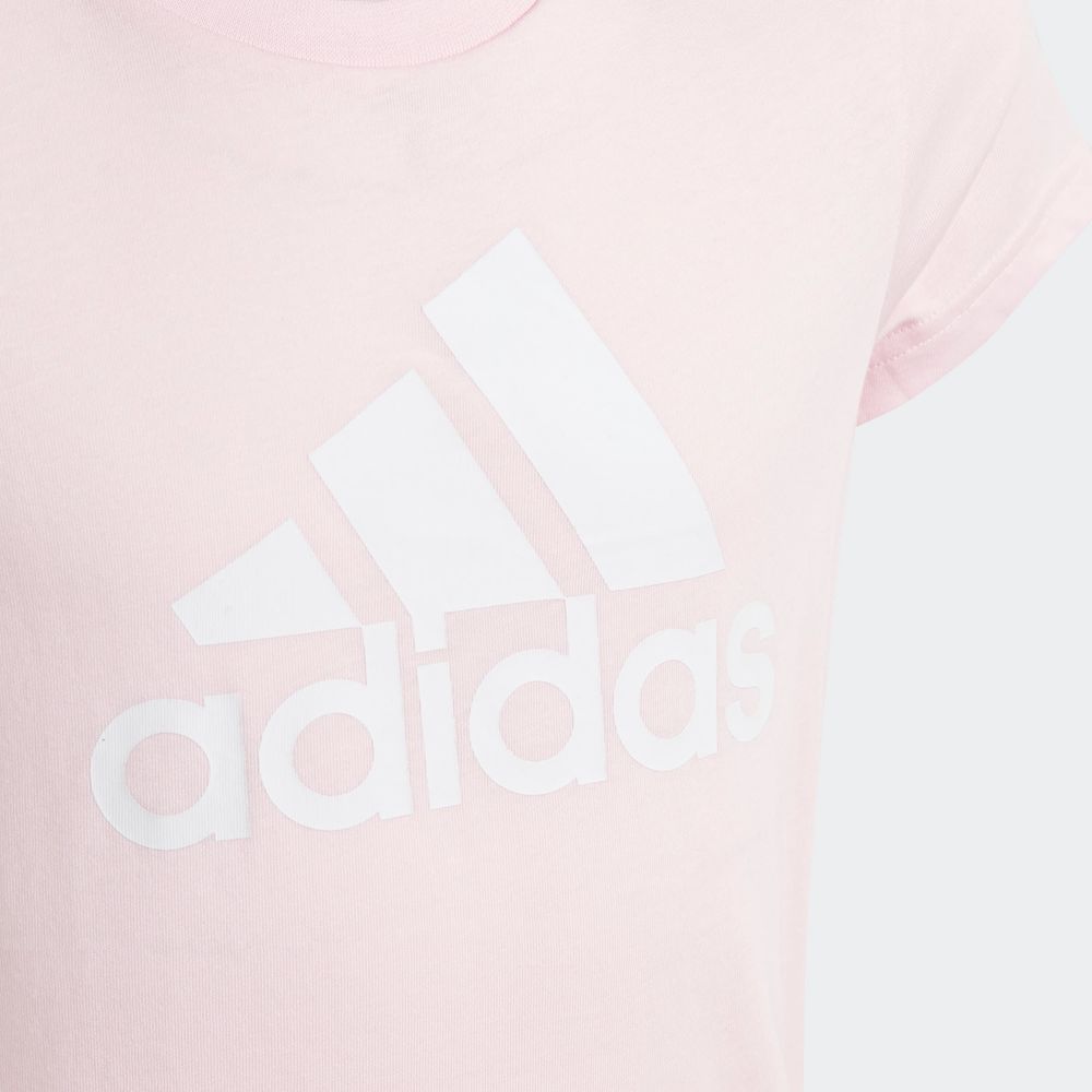 Foto 7 pulgar | Playera Adidas Essentials Rosa para Niña