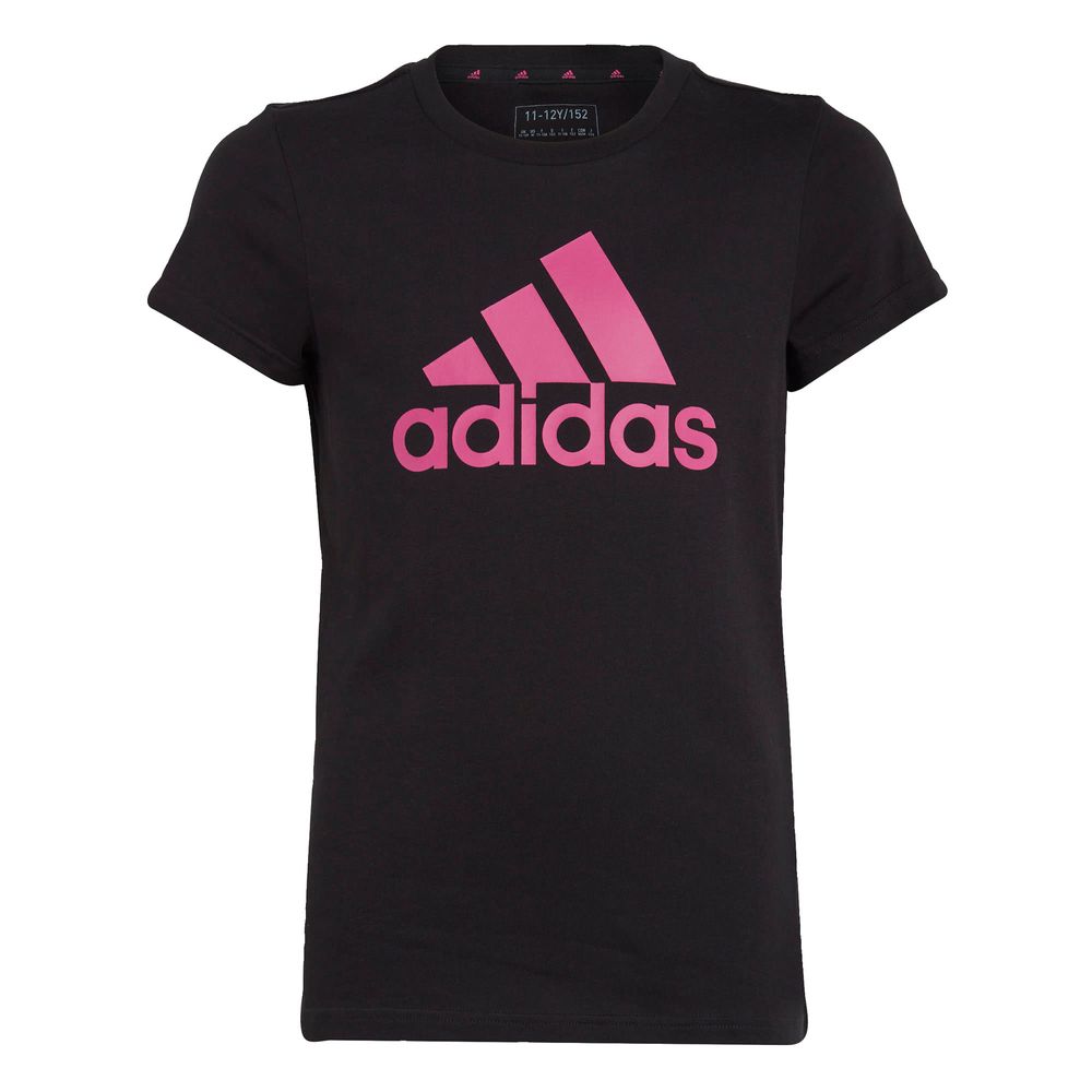 Foto 2 pulgar | Playera  Adidas Negra para Niña