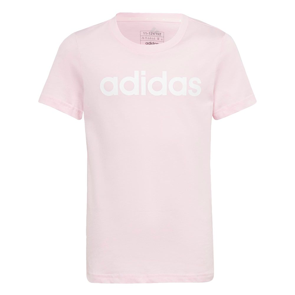 Playera Adidas Essentials Ajuste Ceñido Rosa para Niña