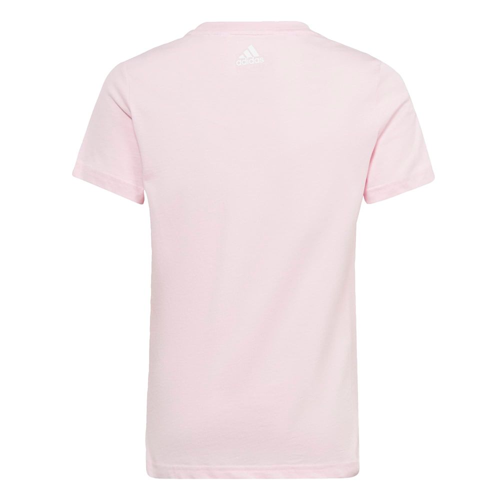 Foto 3 pulgar | Playera Adidas Essentials Ajuste Ceñido Rosa para Niña