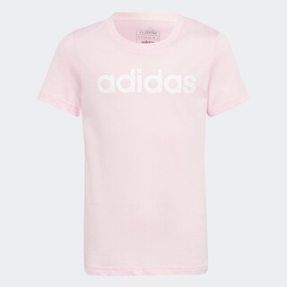 Foto 3 | Playera Adidas Essentials Ajuste Ceñido Rosa para Niña