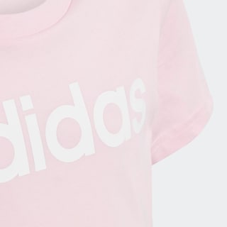 Foto 5 | Playera Adidas Essentials Ajuste Ceñido Rosa para Niña