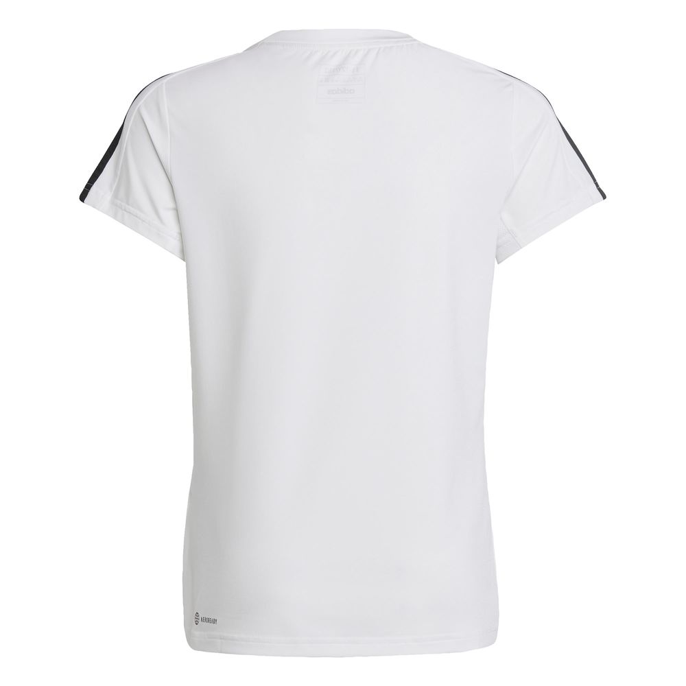 Foto 3 pulgar | Playera Deportiva Adidas Train Essentials Aeroready Blanca para Niño
