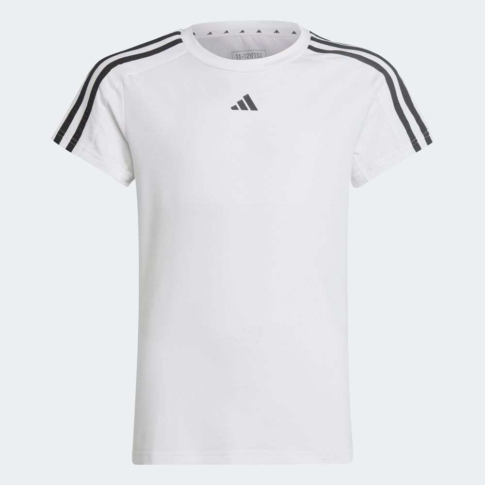 Foto 4 pulgar | Playera Deportiva Adidas Train Essentials Aeroready Blanca para Niño