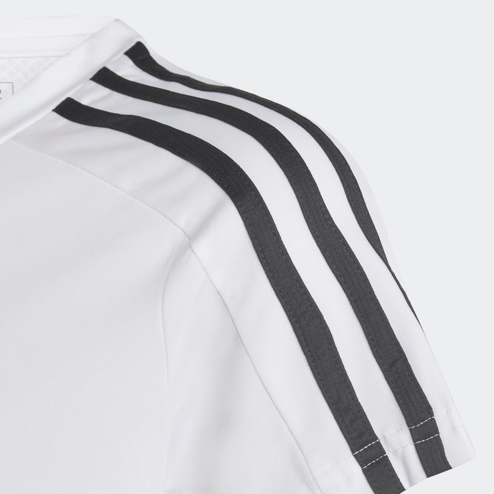 Foto 8 pulgar | Playera Deportiva Adidas Train Essentials Aeroready Blanca para Niño