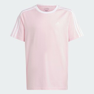 Foto 3 | Playera Essentials 3 Franjas Adidas Rosa para Niña