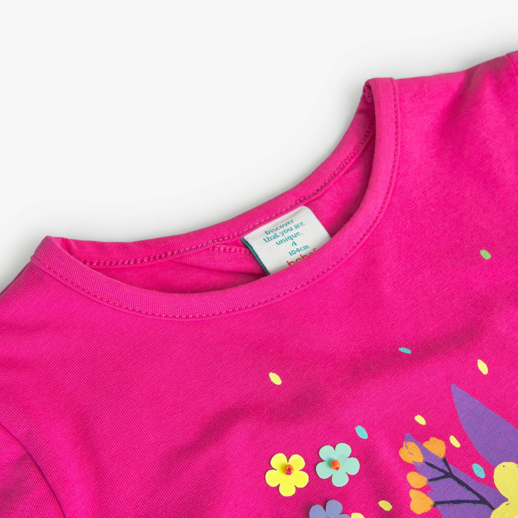 Foto 4 pulgar | Playera Boboli Rosa para Niña