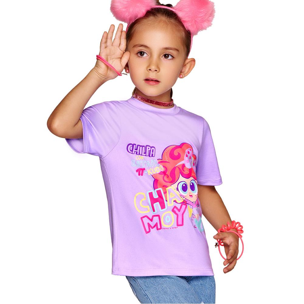 Foto 2 pulgar | Playera Ilusión Distroller Lila para Niña