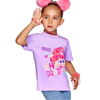 Foto 1 | Playera Ilusión Distroller Lila para Niña