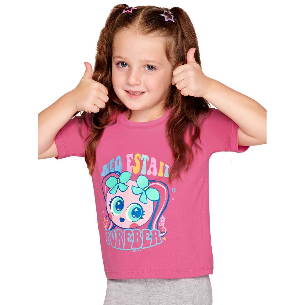 Playera Distroller Ilusión 17024 Fucsia para Niña