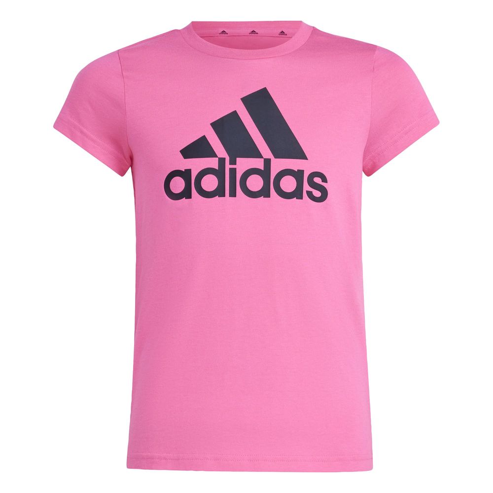 Foto 2 pulgar | Playera Essentials Logo Grande Algodón Adidas Rosa Niños