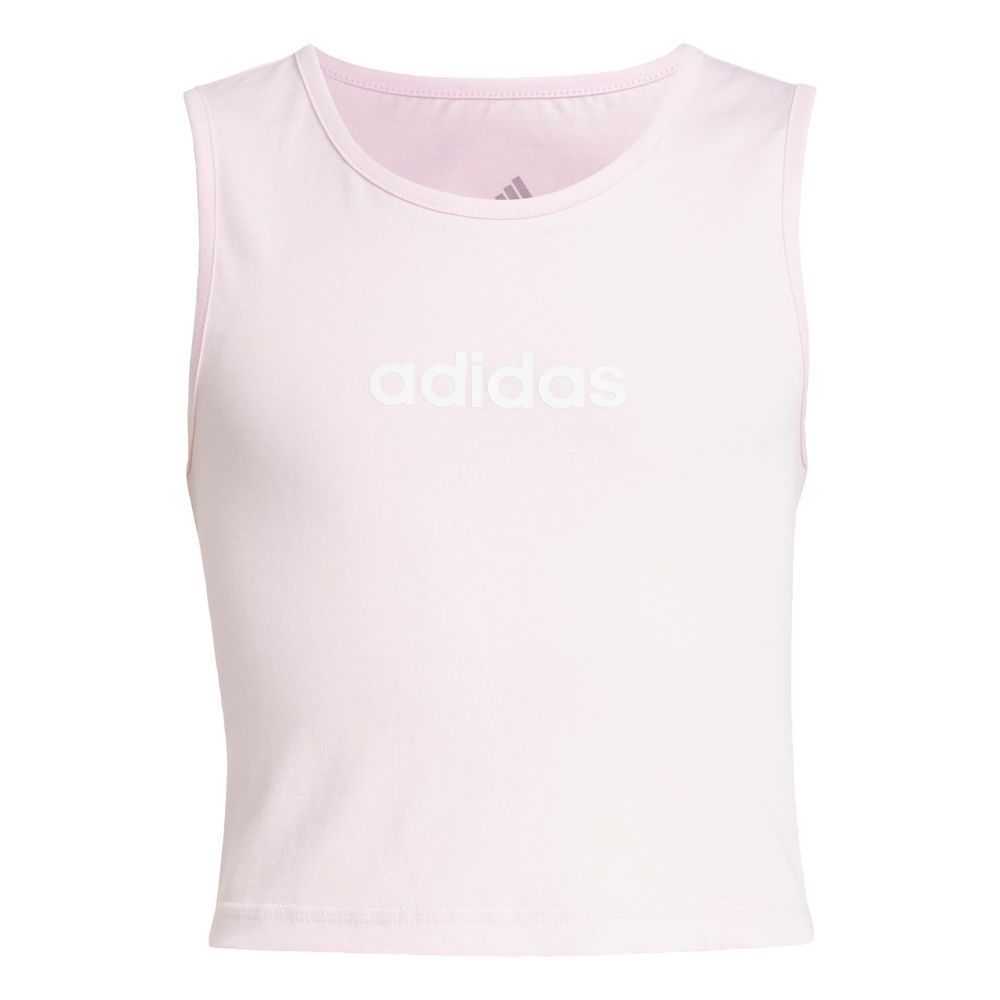 Playera Sin Mangas Essentials Kids Adidas Rosa Niños