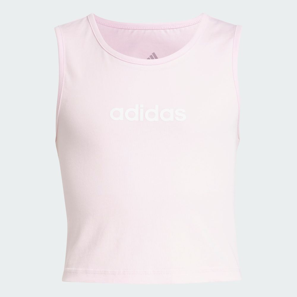 Foto 4 pulgar | Playera Sin Mangas Essentials Kids Adidas Rosa Niños
