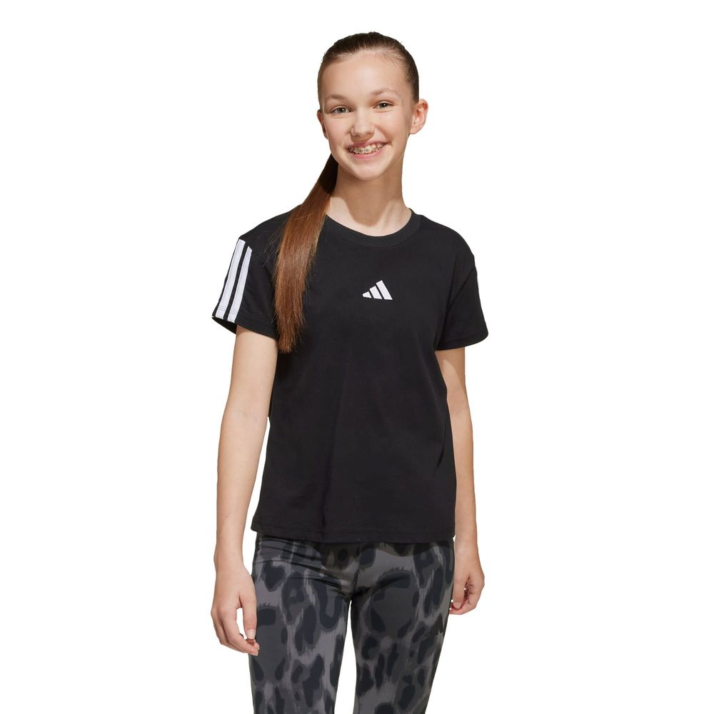 Foto 2 | Playera Essentials Kids Adidas Negro Niños