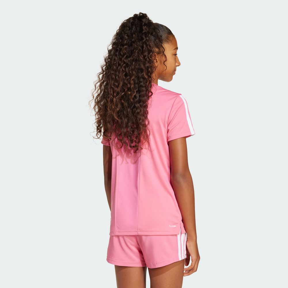 Foto 4 | Jg Tr-es 3s Tee Adidas Rosa Niños