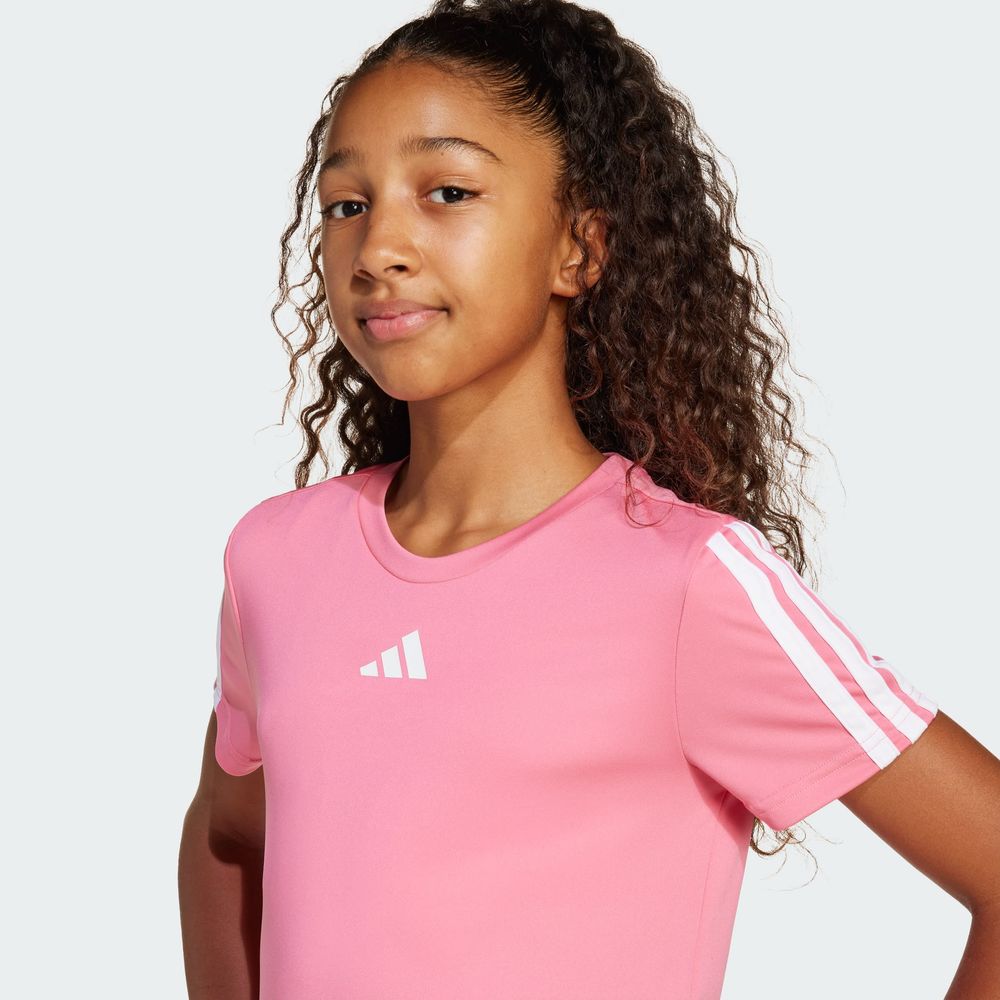 Foto 6 | Jg Tr-es 3s Tee Adidas Rosa Niños