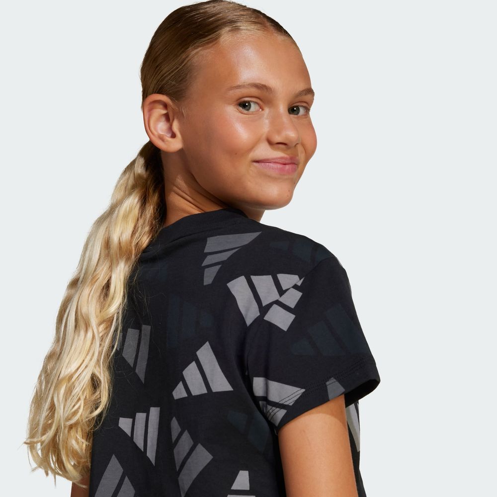 Foto 7 | Playera JG CLBRTN Tee Adidas Negro para Niños