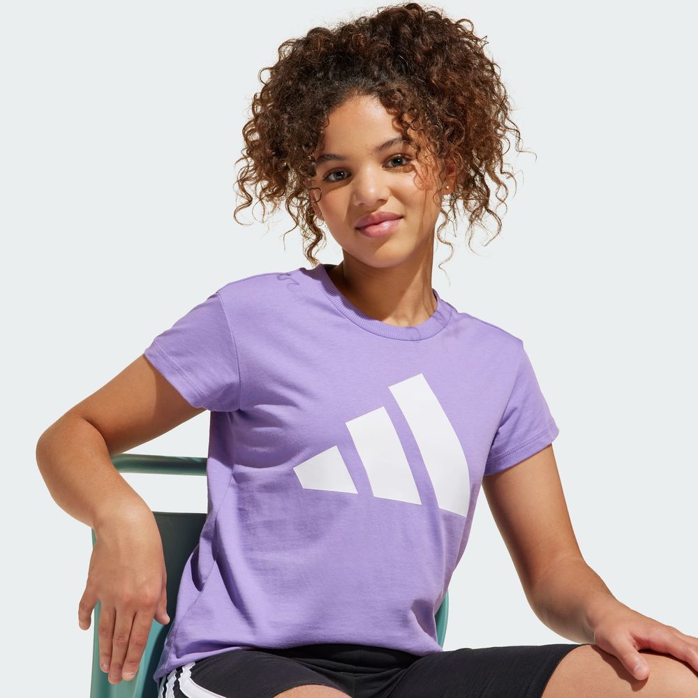 Foto 8 pulgar | Playera Adidas Jg Bl Tee 160 Violeta