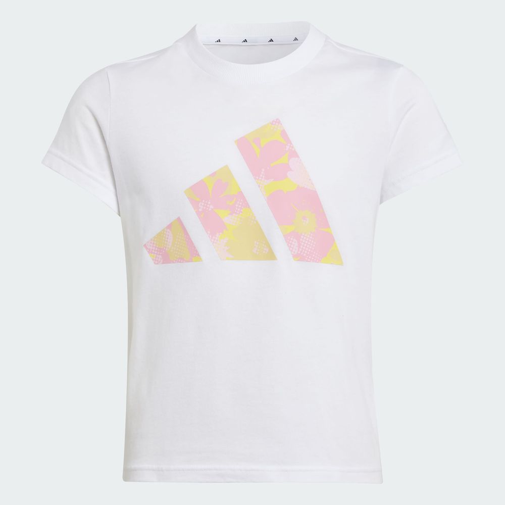 Foto 4 pulgar | Jg Flwr T Adidas Blanco Niños