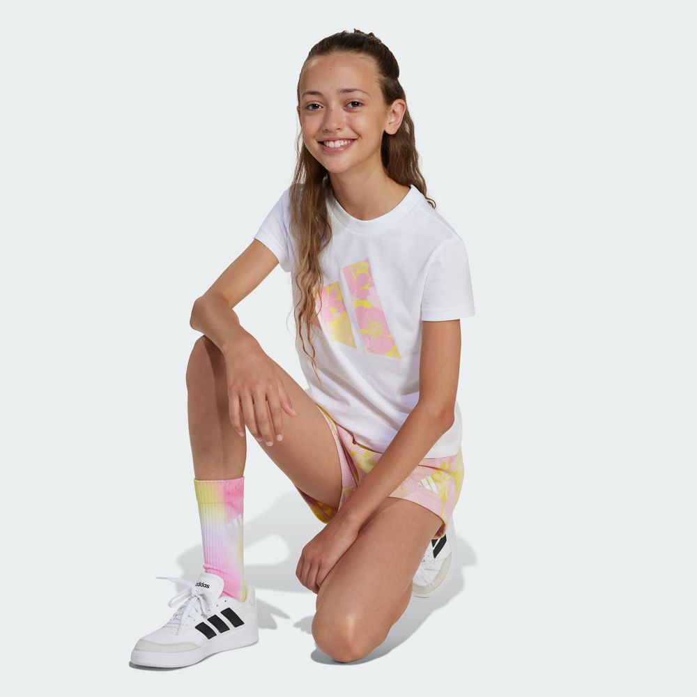 Foto 6 pulgar | Jg Flwr T Adidas Blanco Niños