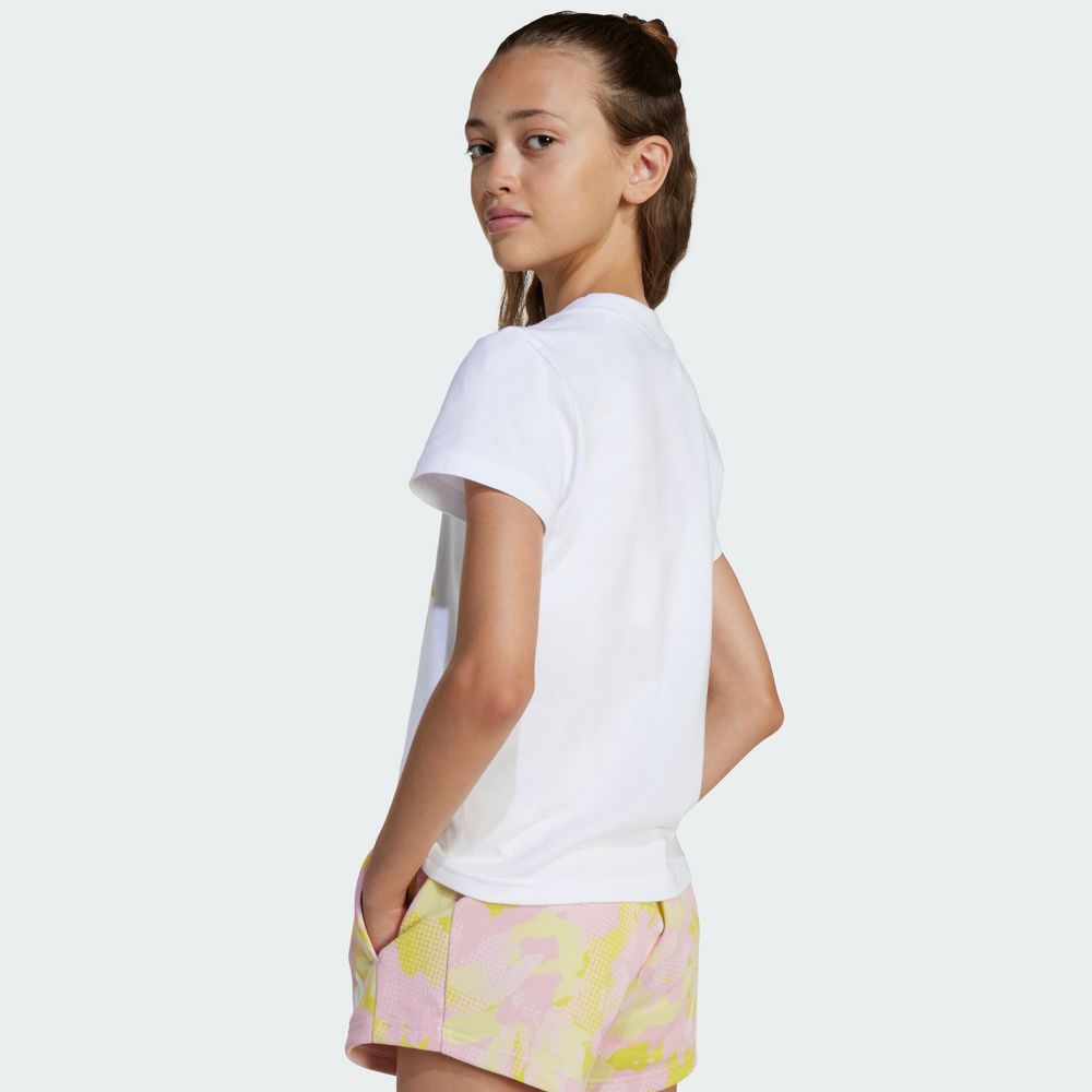 Foto 7 | Jg Flwr T Adidas Blanco Niños