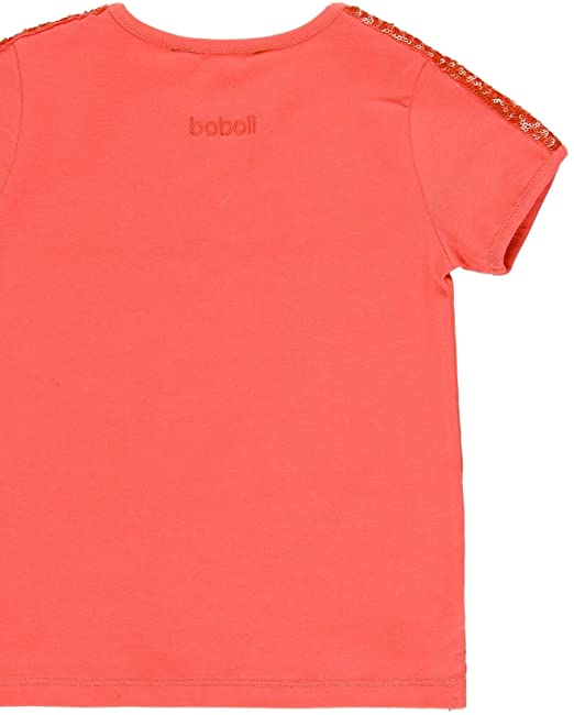 Foto 4 pulgar | Playera Coral Punto Elástico Para Niña Boboli