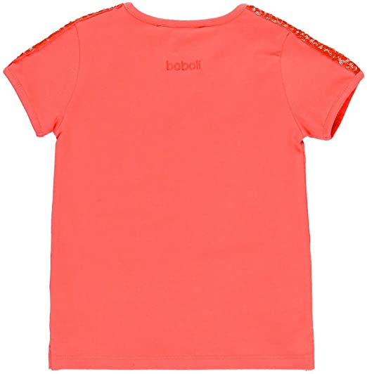 Foto 5 pulgar | Playera Coral Punto Elástico Para Niña Boboli