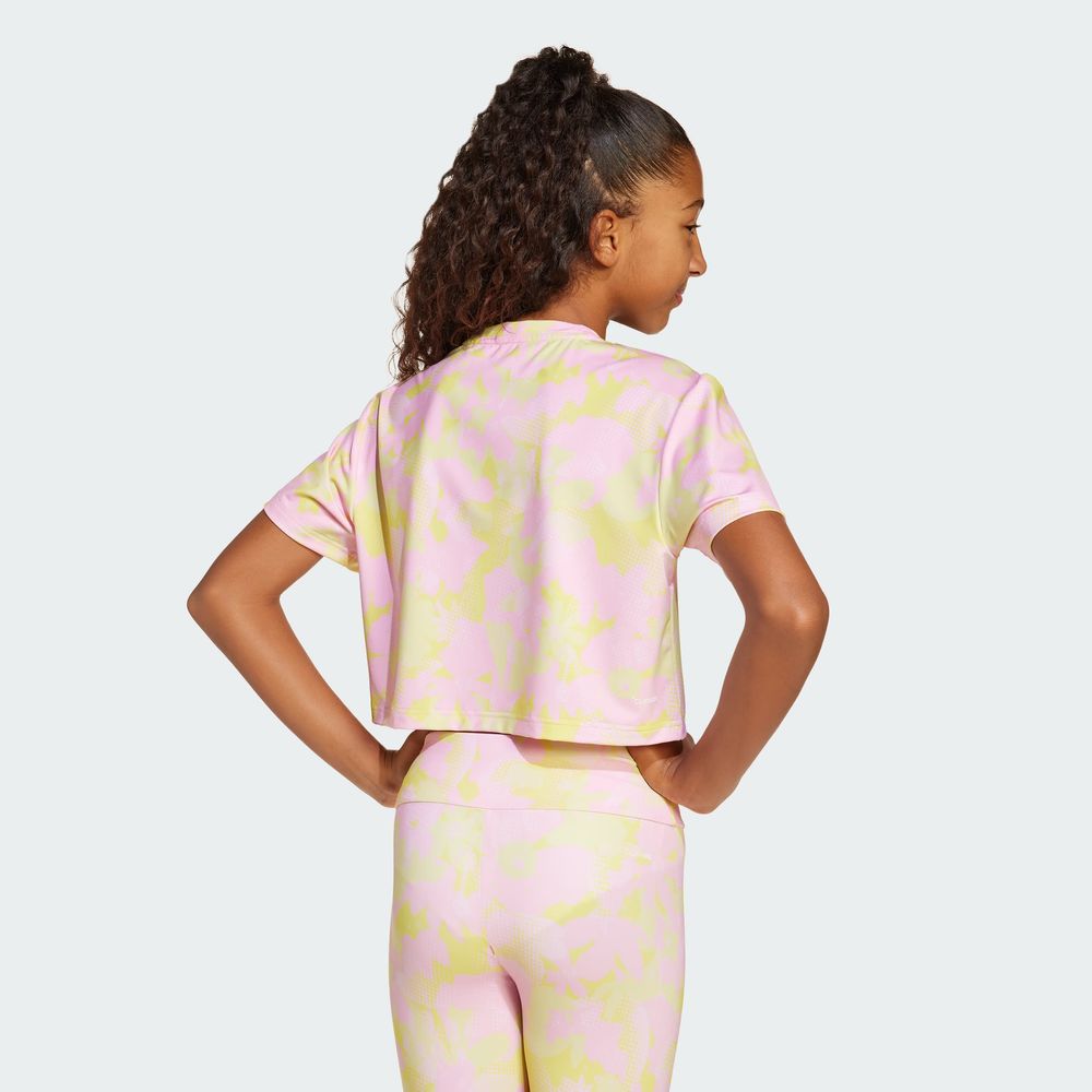 Foto 4 | Jg Tr-es Fl Te Adidas Amarillo Niños
