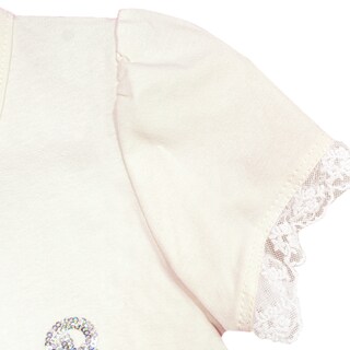 Foto 5 | Playera Con Cuello Redondo Y Bordado En Lentejuela Para Niña