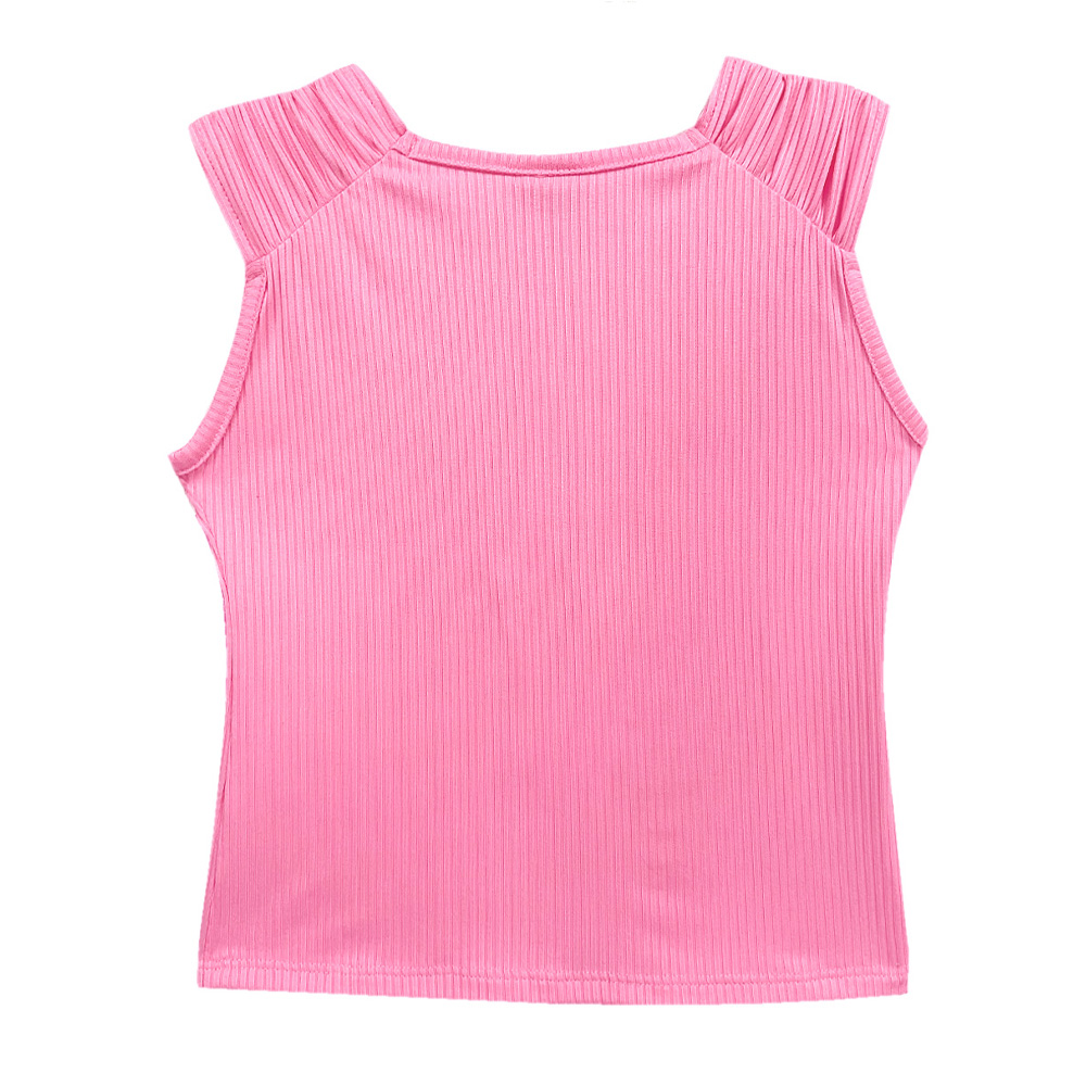 Foto 3 pulgar | Playera Con Manga De Olan Estampado De Barbie Para Niña