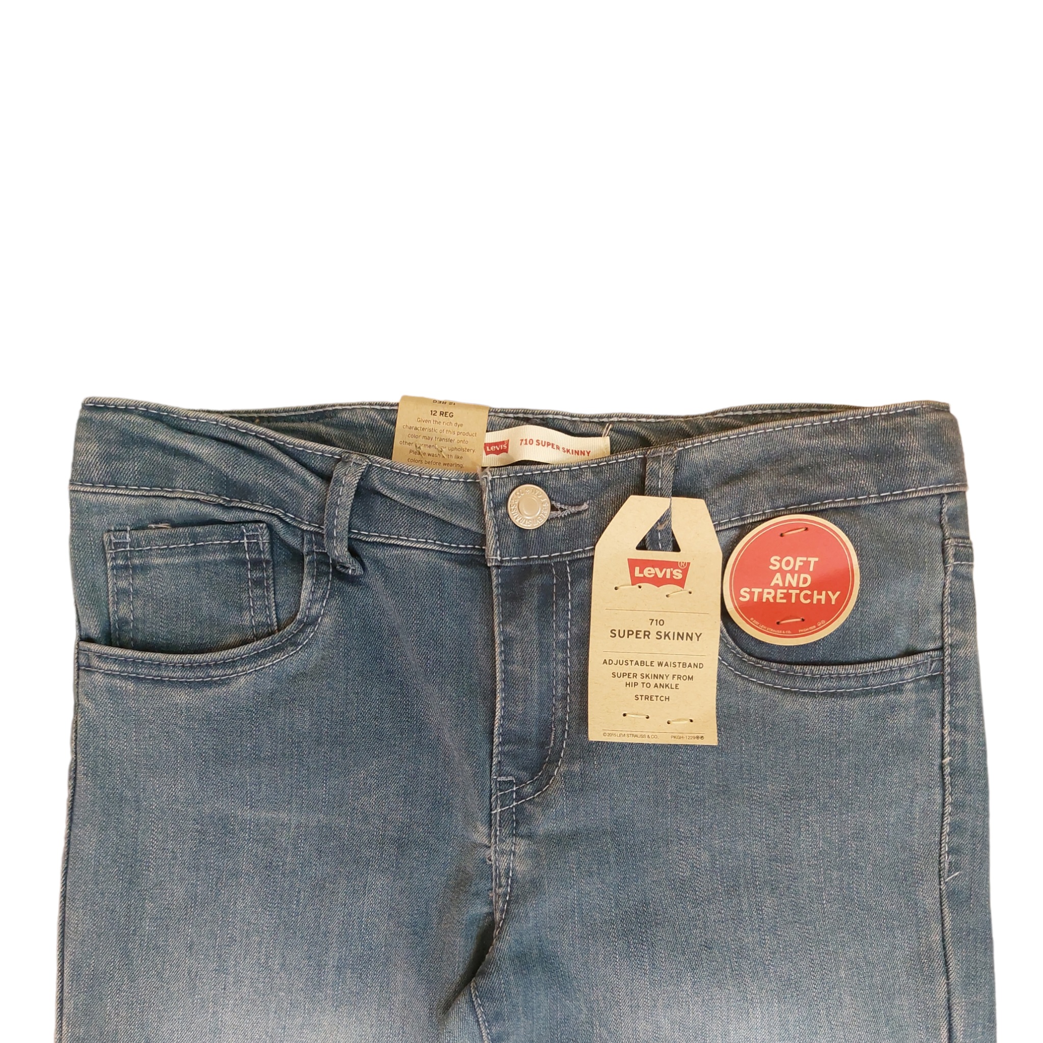 Foto 4 | Pantalón 710 Super Skinny Levi's Para Niña