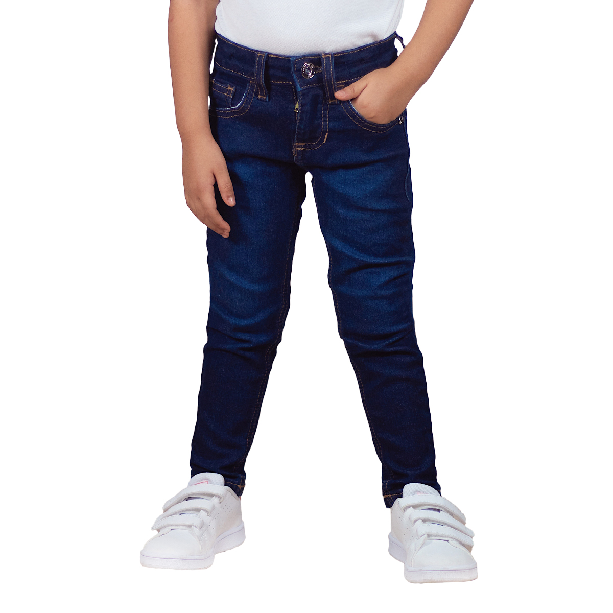 Foto 2 | Jeans Mchk Azul para Niña 3 Piezas