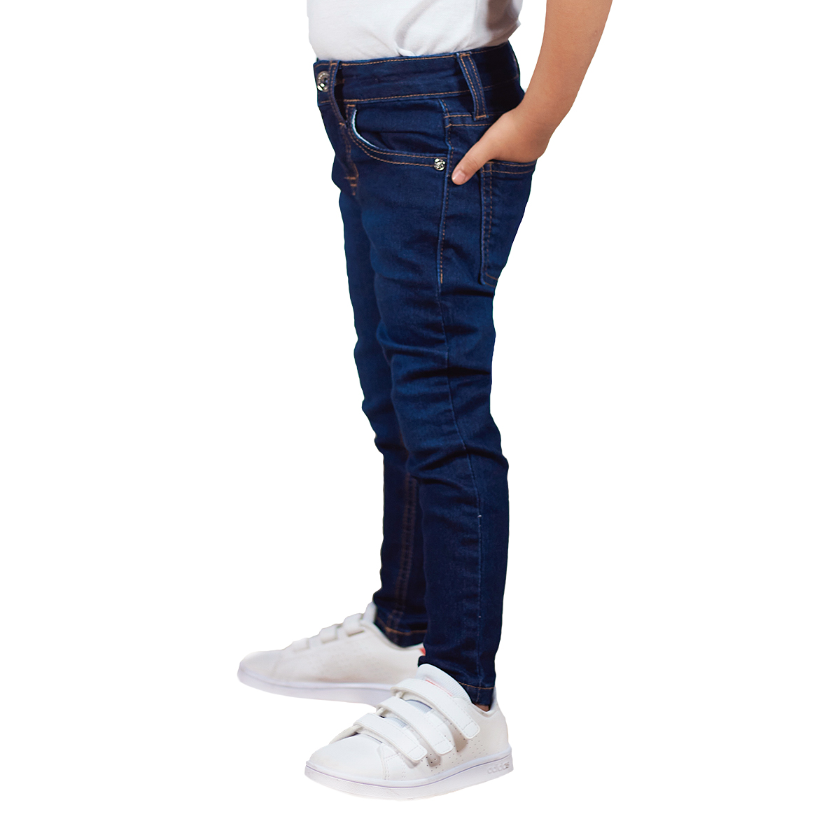 Foto 4 pulgar | Jeans Mchk Azul para Niña 3 Piezas
