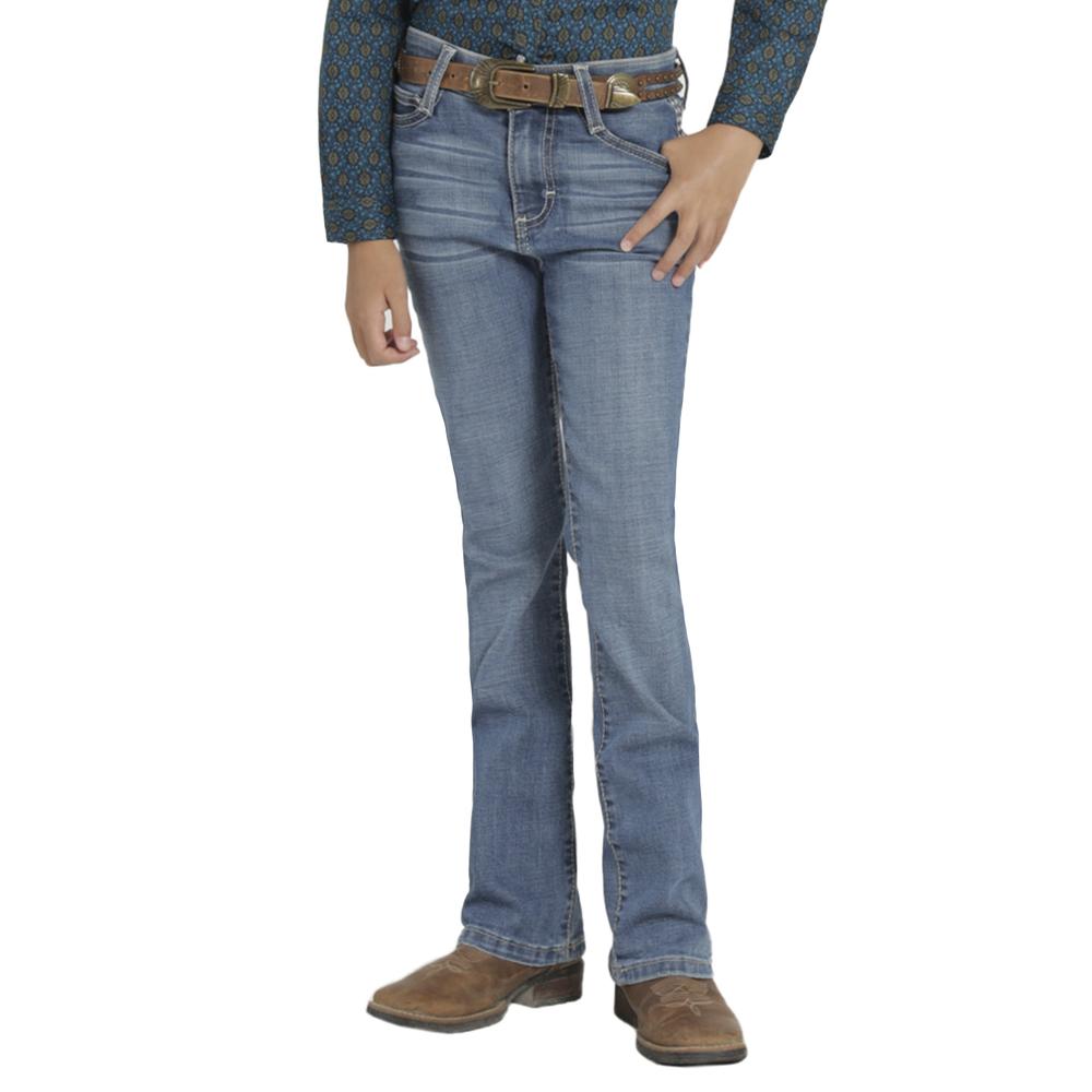 Jeans Vaquero Niña Wrangler Slim Boot 025 Azul