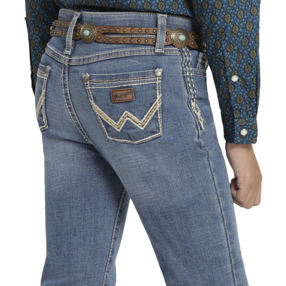 Foto 5 | Jeans Vaquero Niña Wrangler Slim Boot 025 Azul