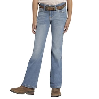 Foto 1 | Jeans Vaquero Niña Wrangler Slim Boot 977 Azul