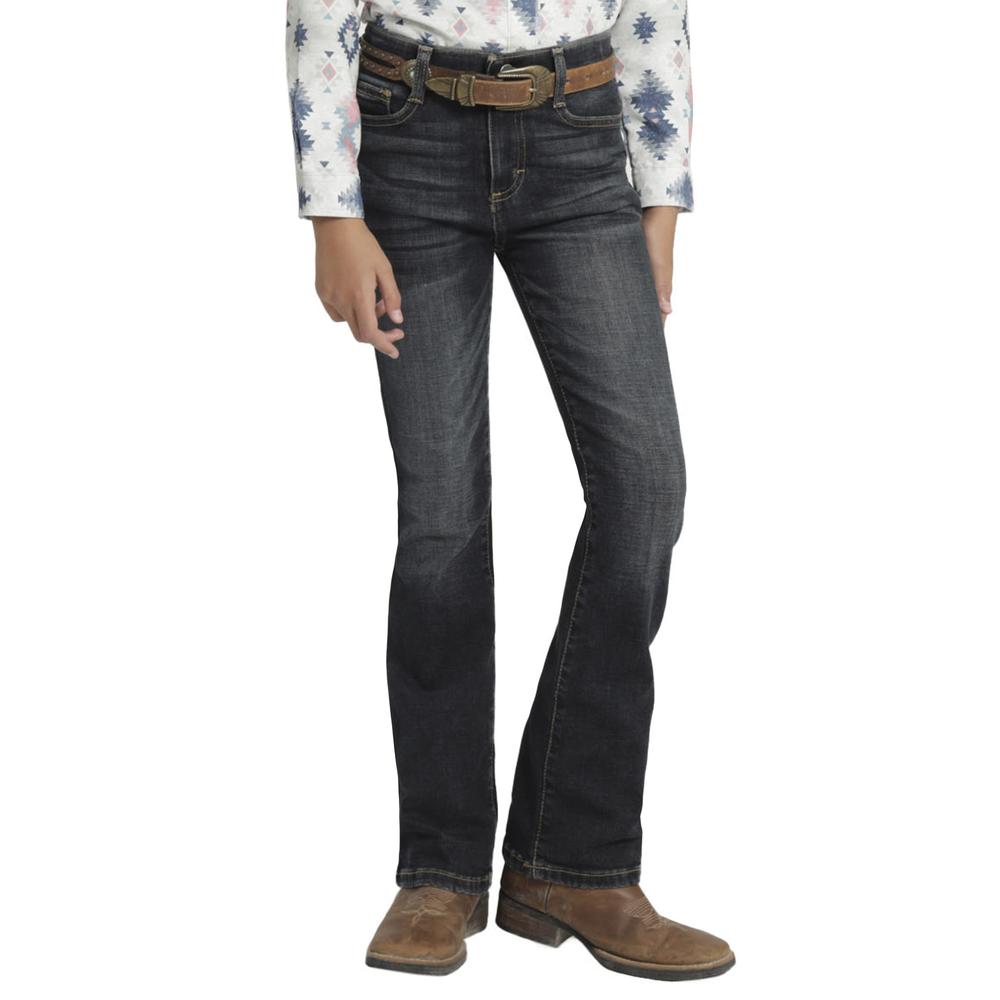 Jeans Vaquero Wrangler Slim Boot 019 Azul para Niña