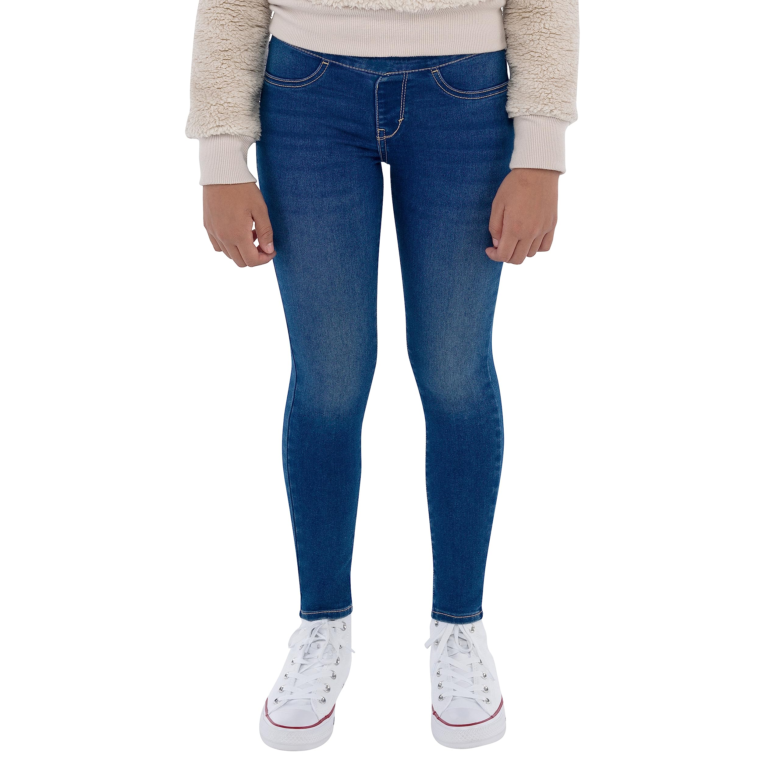 Foto 3 pulgar | Mandolina Jeggings Levi's Para Niñas, Corte Ajustado, Talla 5 - Venta Internacional.