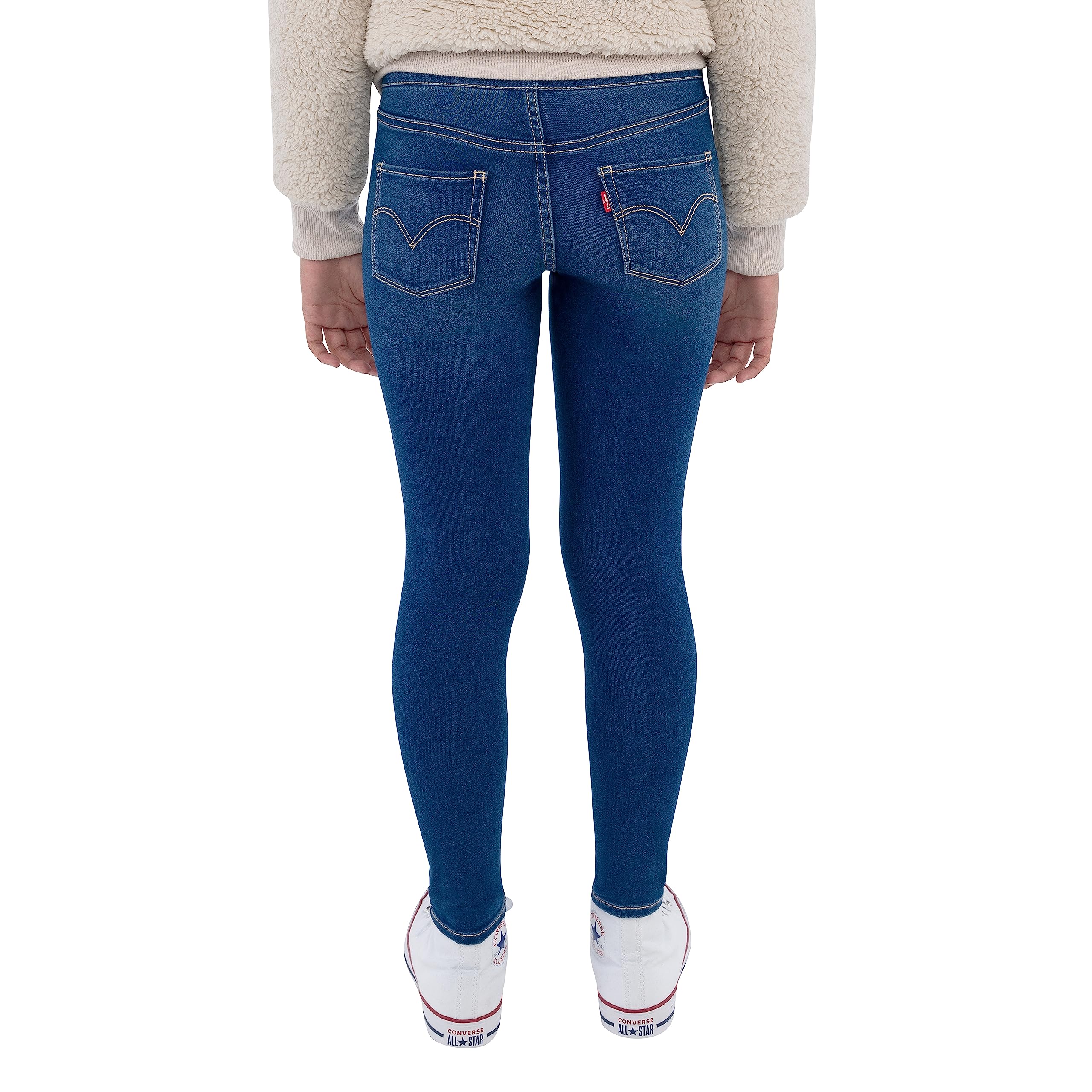 Foto 4 pulgar | Mandolina Jeggings Levi's Para Niñas, Corte Ajustado, Talla 5 - Venta Internacional.