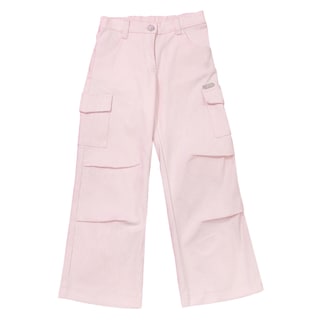 Foto 1 | Pantalón Tipo Cargo con Bolsas Laterales Barbie Rosa para Niña