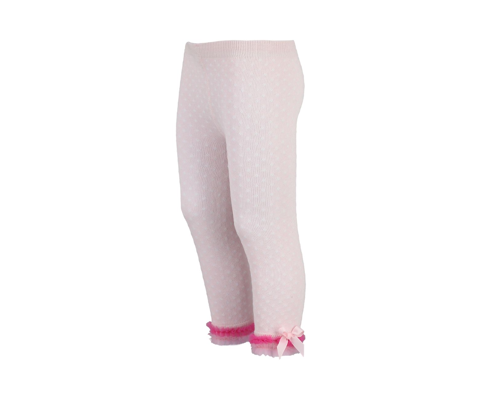 Foto 2 pulgar | Legging Rosa Con Tul Fucsia En Tobillo para bebés de 24 a 36 meses, marca Baby Room, modelo BM5703.