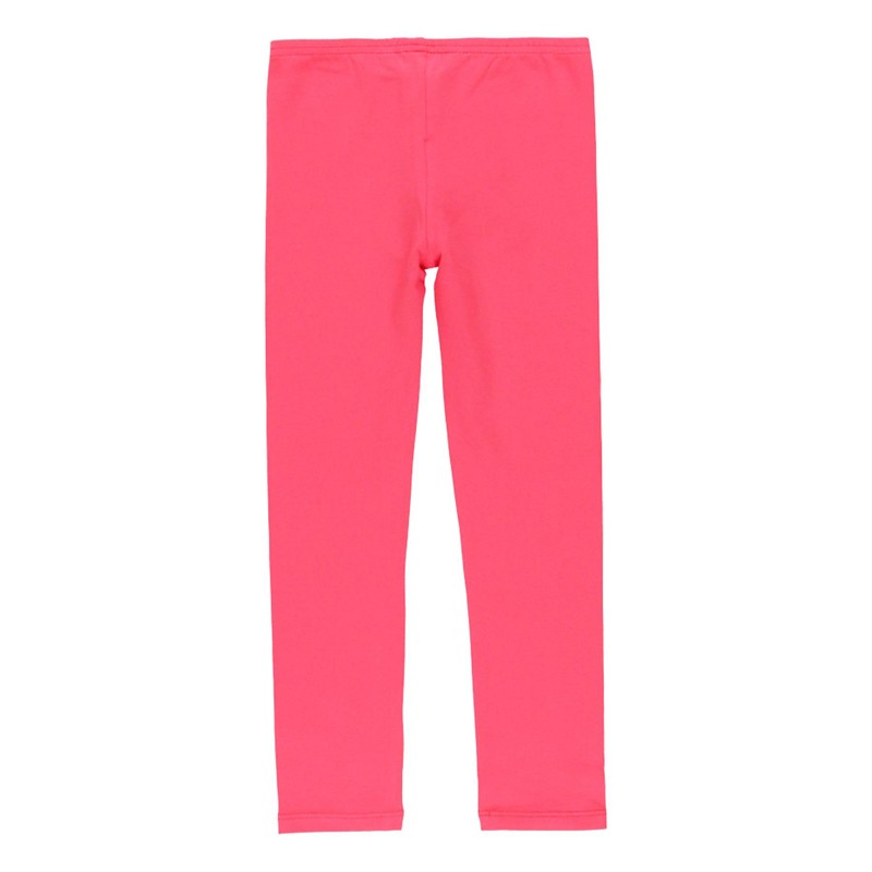 Foto 4 pulgar | Leggings Basico Liso Rosa Niña Boboli