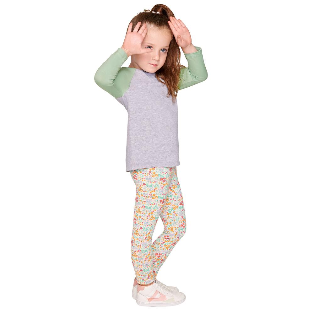 Foto 3 | Leggins Estampados Ilusión 831 Blancos para Niña