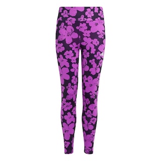 Foto 1 | Train Essentials Seasonal Mallas Estampadas Cintura Alta Largo 7/8 Jóvenes Adidas Violeta Niños