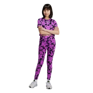 Foto 2 | Train Essentials Seasonal Mallas Estampadas Cintura Alta Largo 7/8 Jóvenes Adidas Violeta Niños
