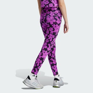 Foto 5 | Train Essentials Seasonal Mallas Estampadas Cintura Alta Largo 7/8 Jóvenes Adidas Violeta Niños