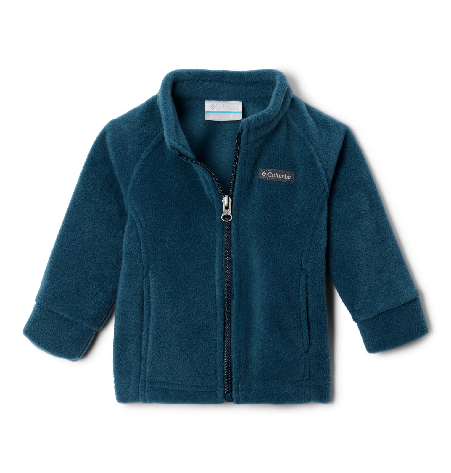 Chaqueta Columbia Para Niñas Benton Springs, Forro Polar Night Wave - Venta Internacional.