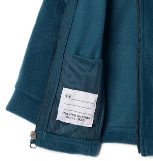 Foto 3 | Chaqueta Columbia Para Niñas Benton Springs, Forro Polar Night Wave - Venta Internacional.