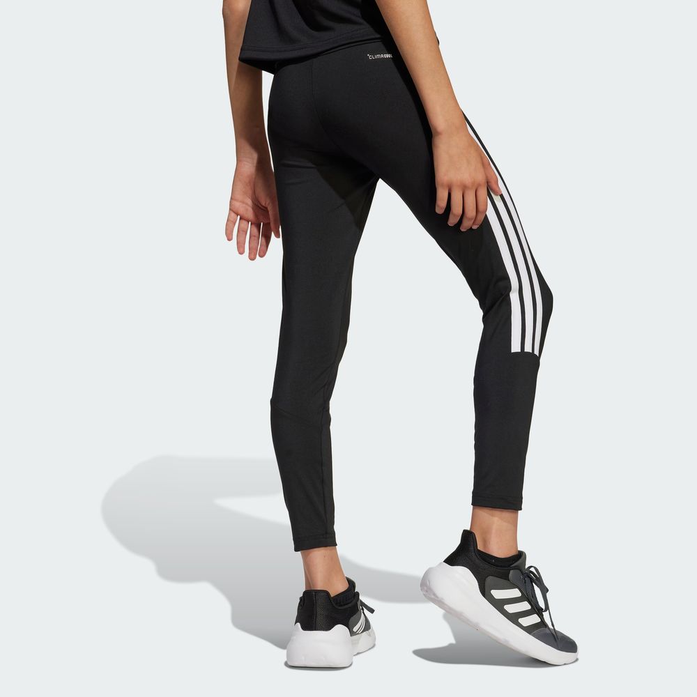 Foto 5 pulgar | Mallas Train Essentials 3 Franjas Kids Corte Medio Adidas Negro Niños